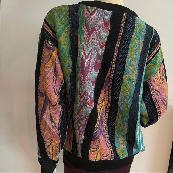 80s/90s multicolored crewneck sweater - Picture 4 of 11